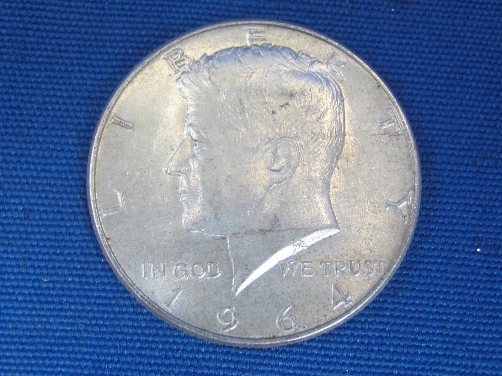 5 1964 Kennedy Half Dollars