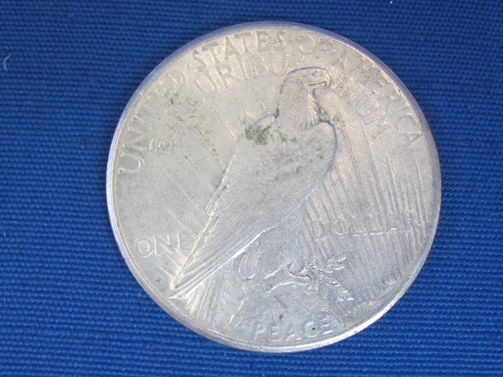 1922-S Silver Peace Dollar – 26.6g