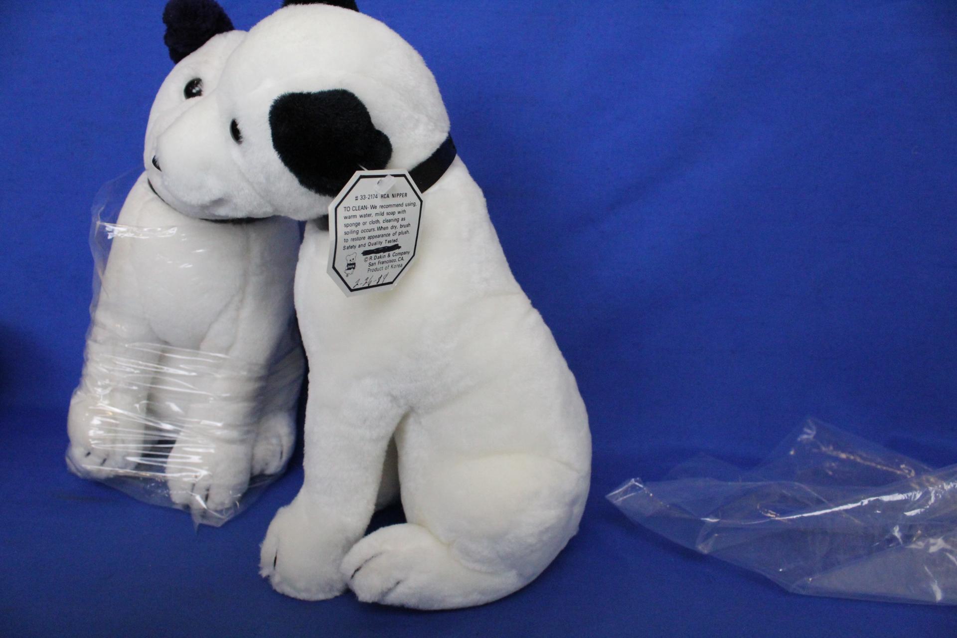 “His Master's Voice” RCA Victor “Nipper & Chipper” Plush Dolls