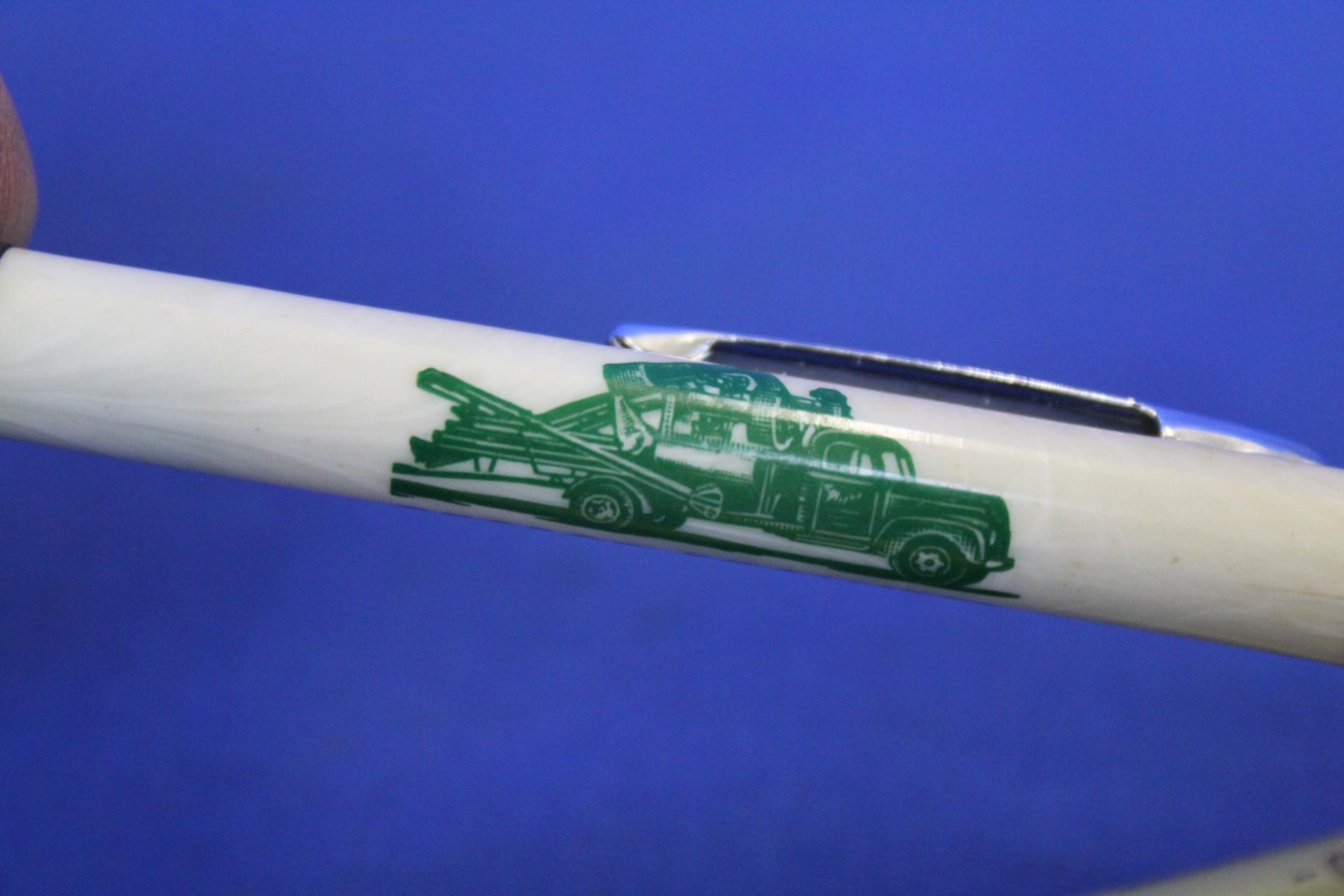 15 Vintage Mechanical Pencils w/ Great Graphics! Trucks, Animals, Buildings