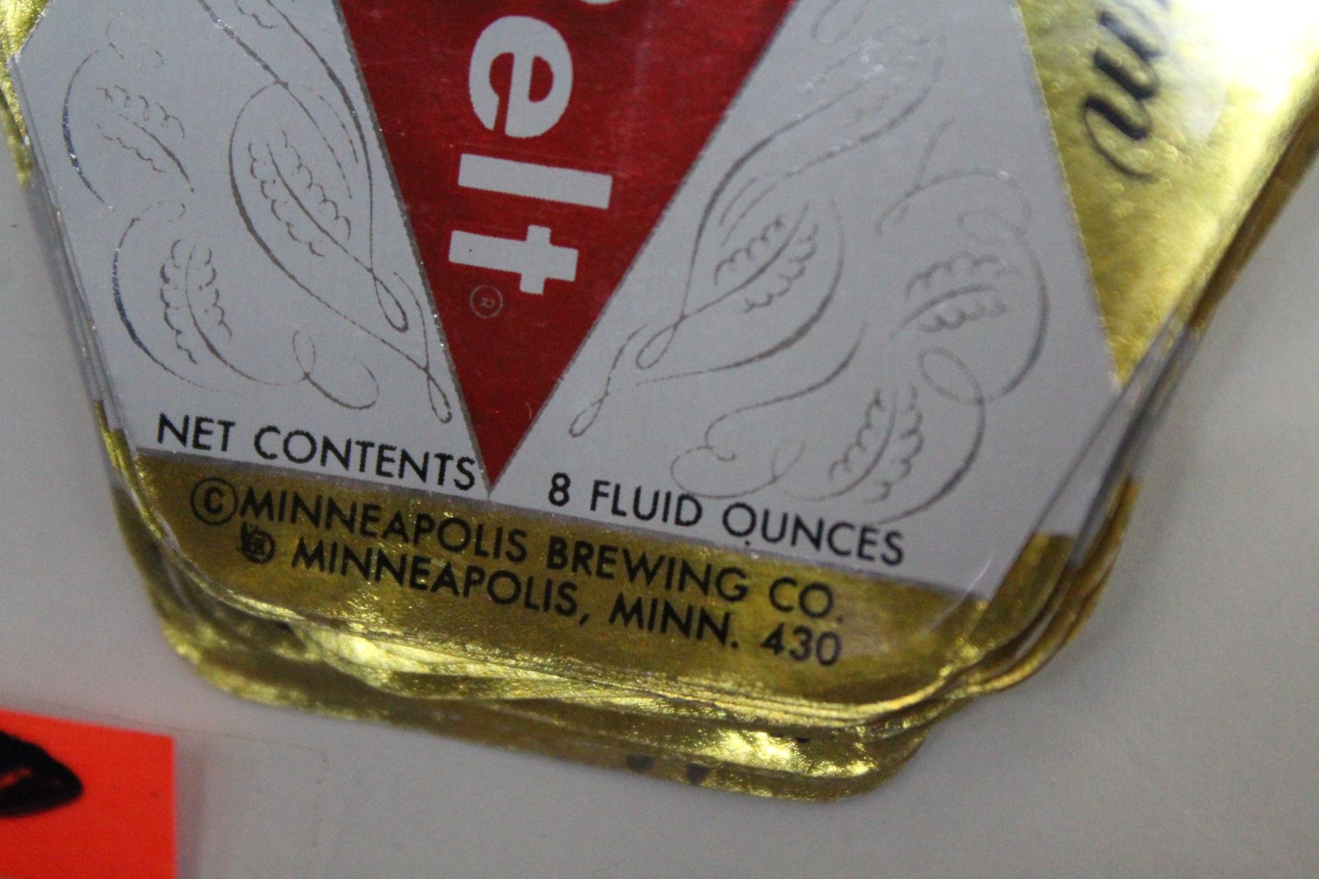 Vintage NOS Beer Bottle  Labels: 8 oz Grainbelt Premium (50); 12 oz GB Premium (50)