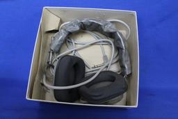 Vintage Stereo Head Phone – General Electric H-14 – In the original box