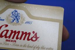 Vintage NOS Beer Bottle Lables: 50 Hamm”s 12 oz