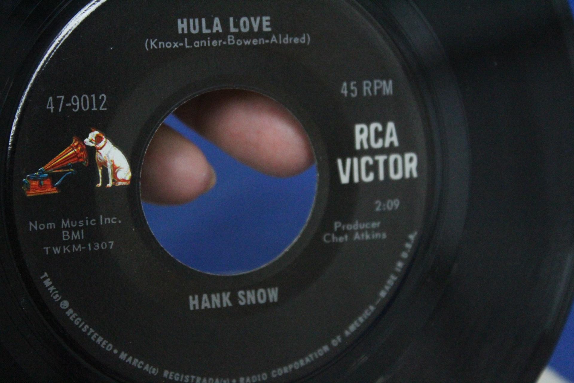 3 Vintage Records: 45 RPM Hank Snow “A Letter From Viet Nam” & 2 LPS :