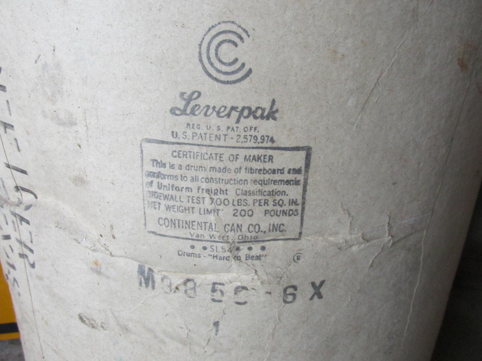 Cardboard Barrel With Metal Ends