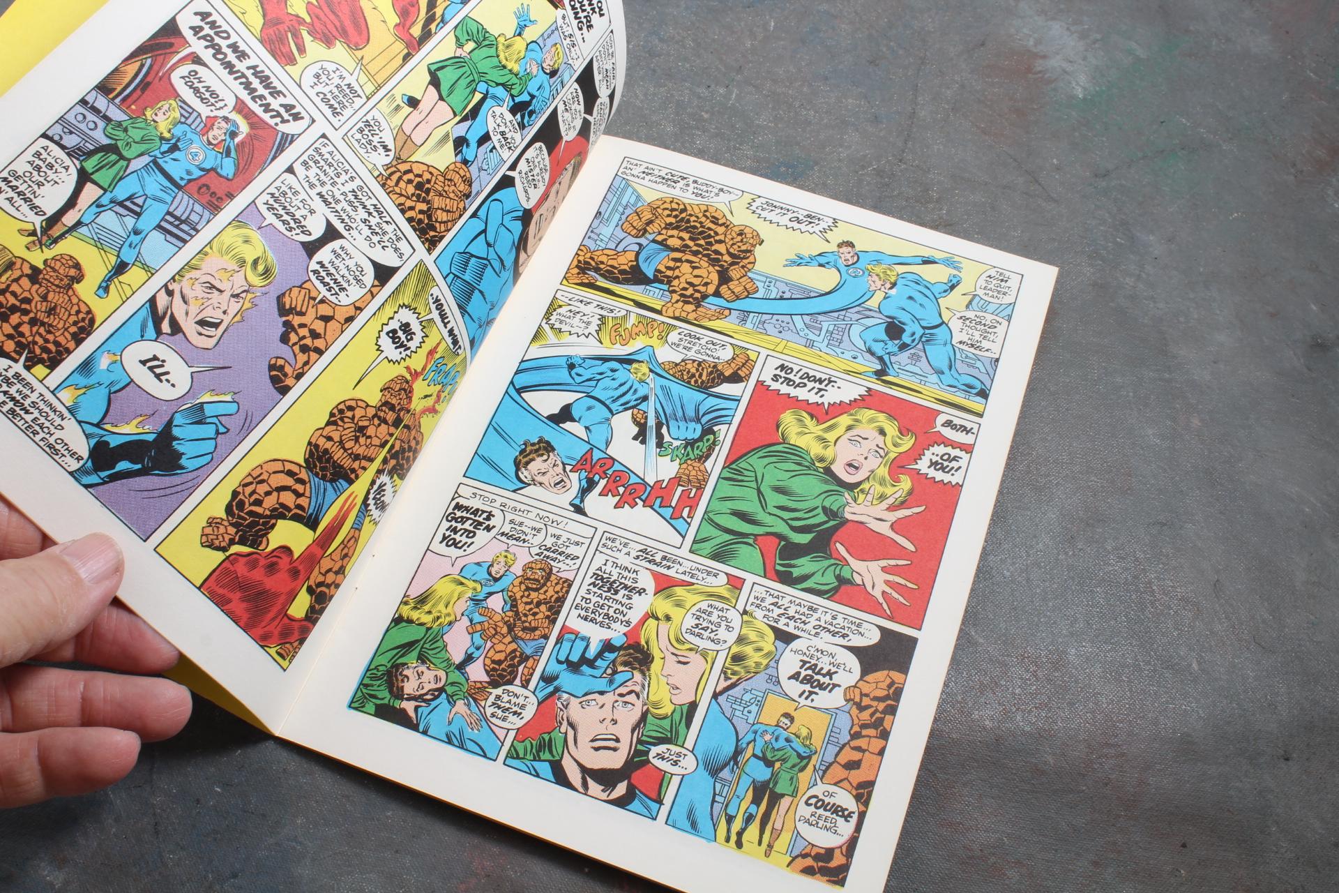 Vintage Fantastic Four Comic Book & Record Set The Way It Began