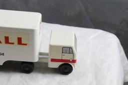 Vintage RALSTOY Diecast RED BALL Moving & Storage Truck 8 1/2" Long