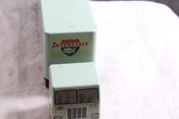 Vintage RALSTOY Diecast INTERSTATE Van Lines Moving Storage Truck 8.5" L