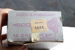 Box of 25 CONCORDE Duck & Pheasant Plastic Gun Shells in Box