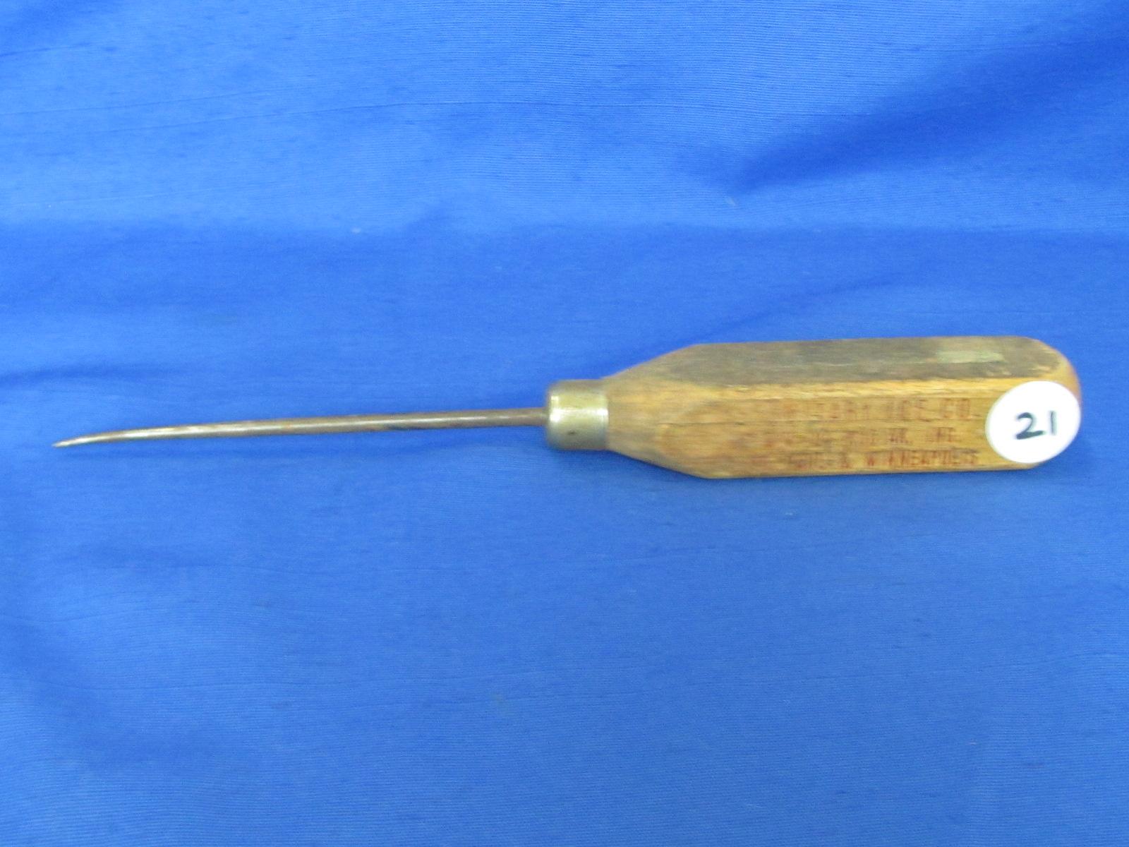 Sanitary Ice Company Wood Handle Ice Pick – Minneapolis & St. Paul MN