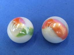 5 Glass Marbles – Shooter Size