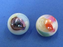 5 Glass Marbles – Shooter Size