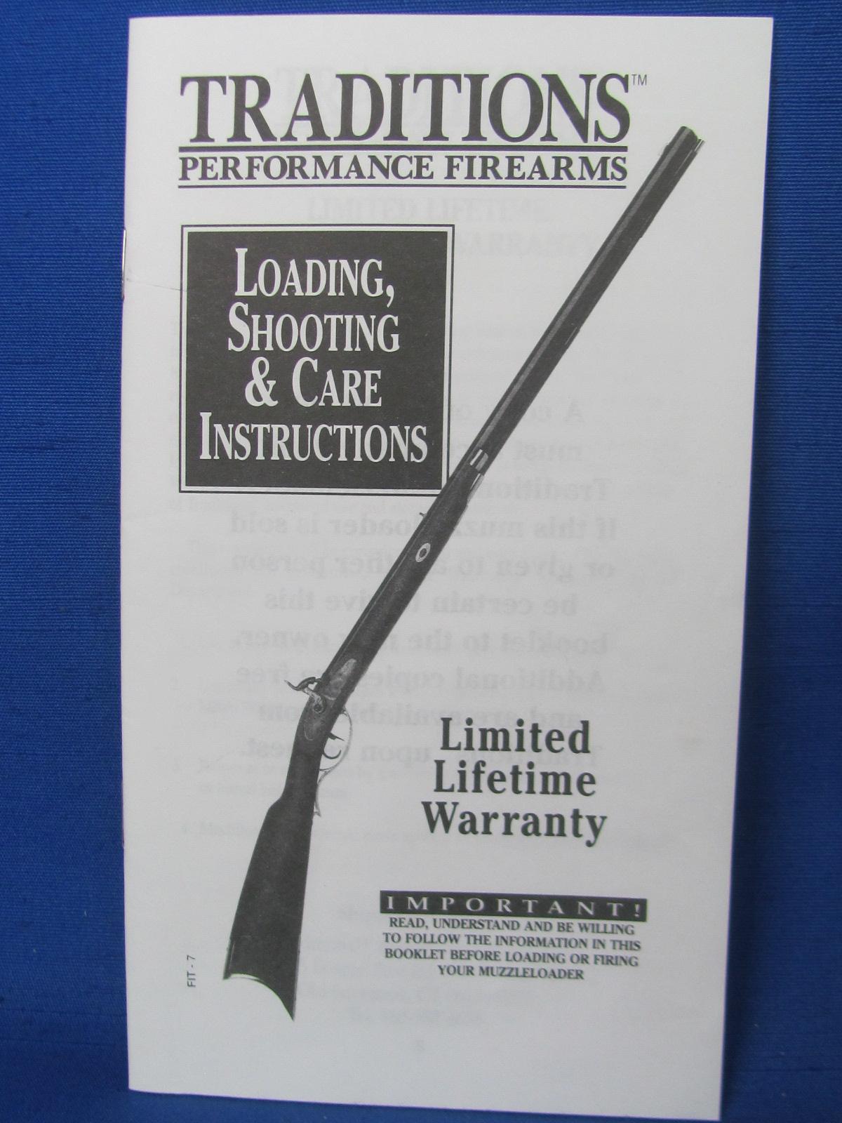 Traditions Mussleloader Deerhunter Left Handed Rifle - .50 Caliber – In Original Box