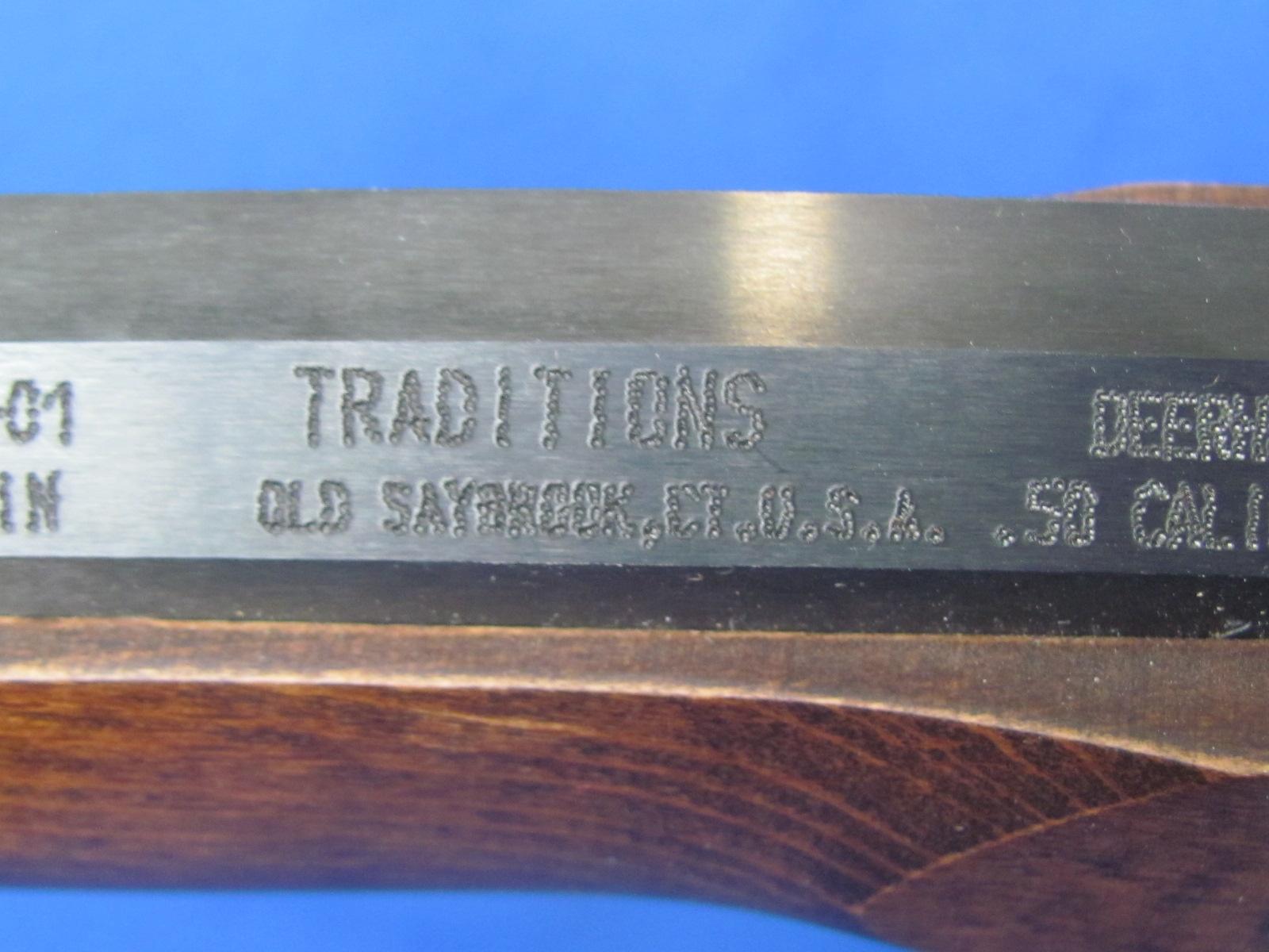 Traditions Mussleloader Deerhunter Left Handed Rifle - .50 Caliber – In Original Box