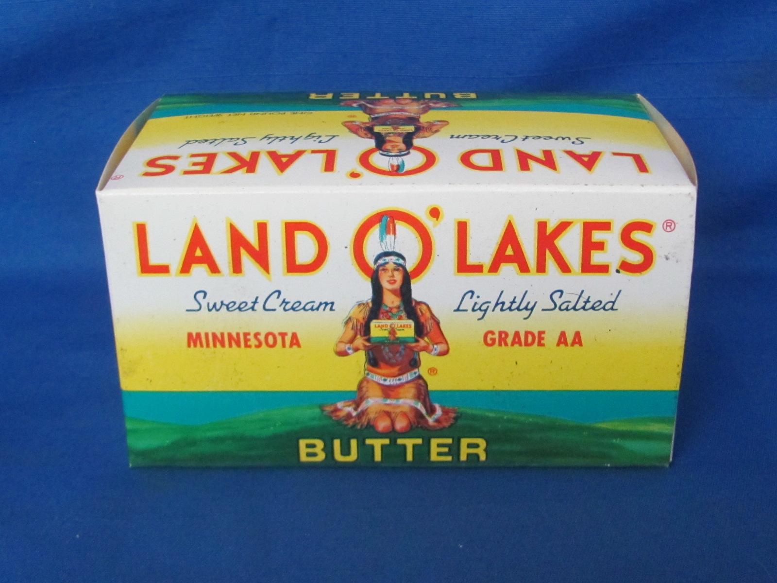 1950's Land O' Lakes Butter Box With MIA – Easton Minnesota