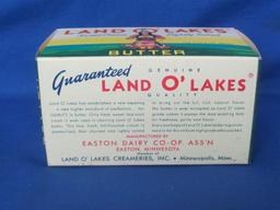 1950's Land O' Lakes Butter Box With MIA – Easton Minnesota