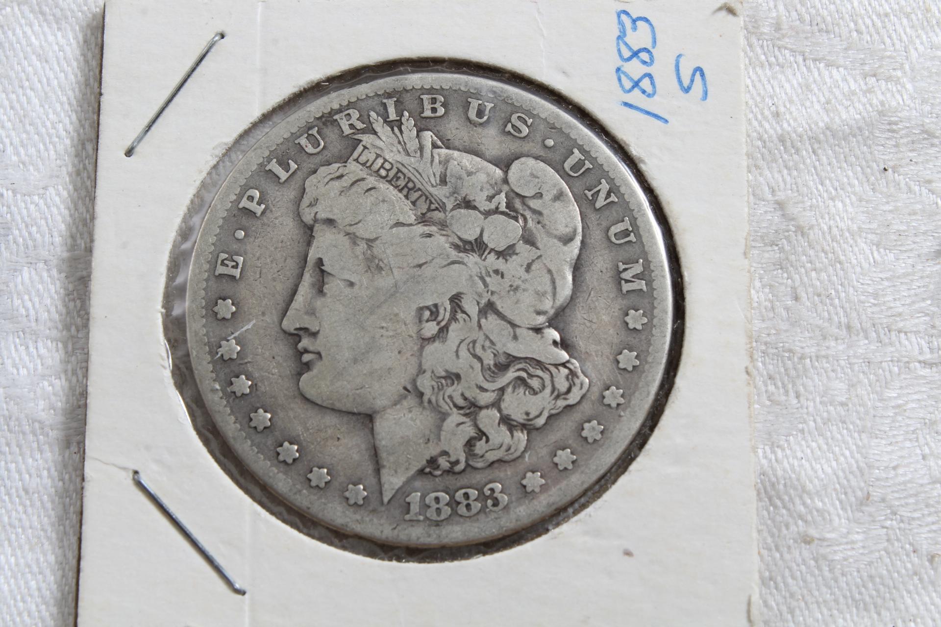 1883-S Full Liberty Morgan Silver Dollar