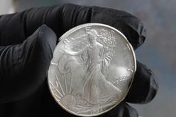 1996 One Ounce Fine Silver Eagle Dollar Coin