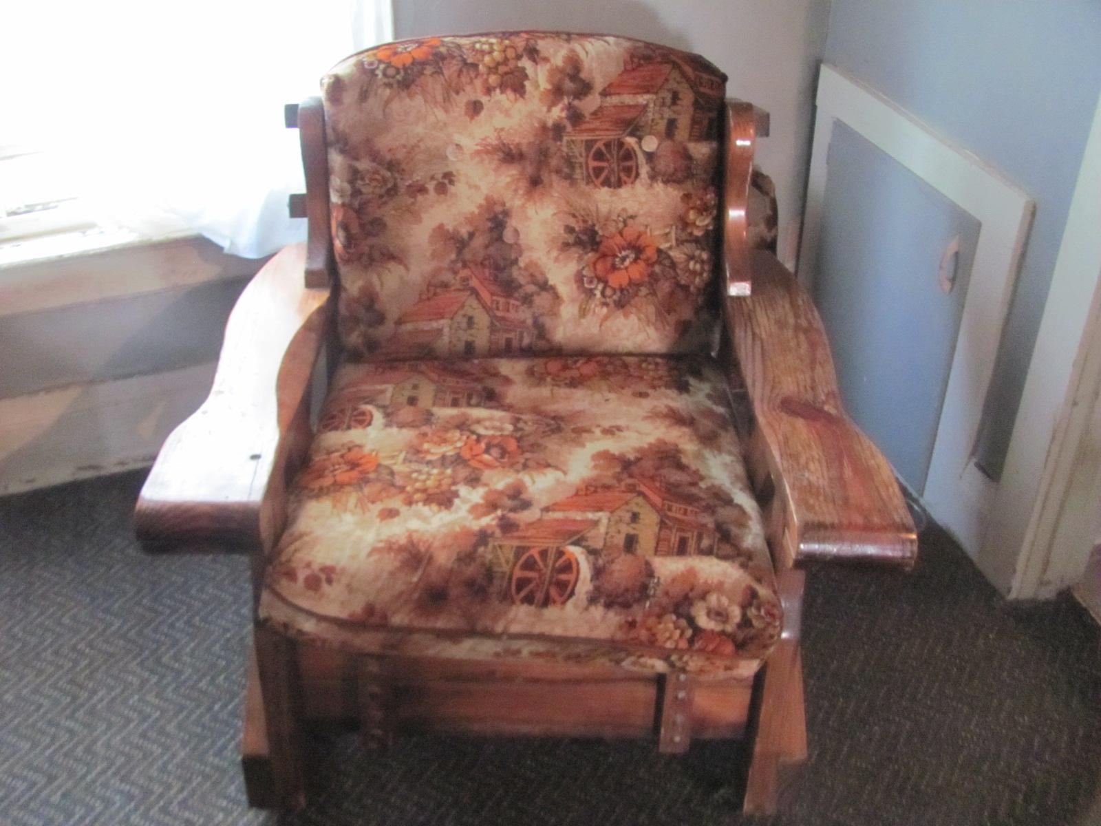 1970s Chair (Matches Lot 4 & 5) – 34” W x 33” D x 34” T