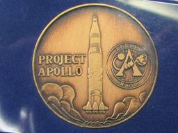1969 NASA Project Apollo 11 Bronze Commemorative Coin Token