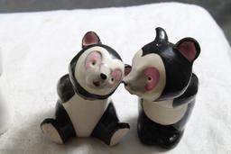 2 Pr. Collectible Salt & Pepper Shakers Santa & Mrs. Claus & Koala Bears N.Y.