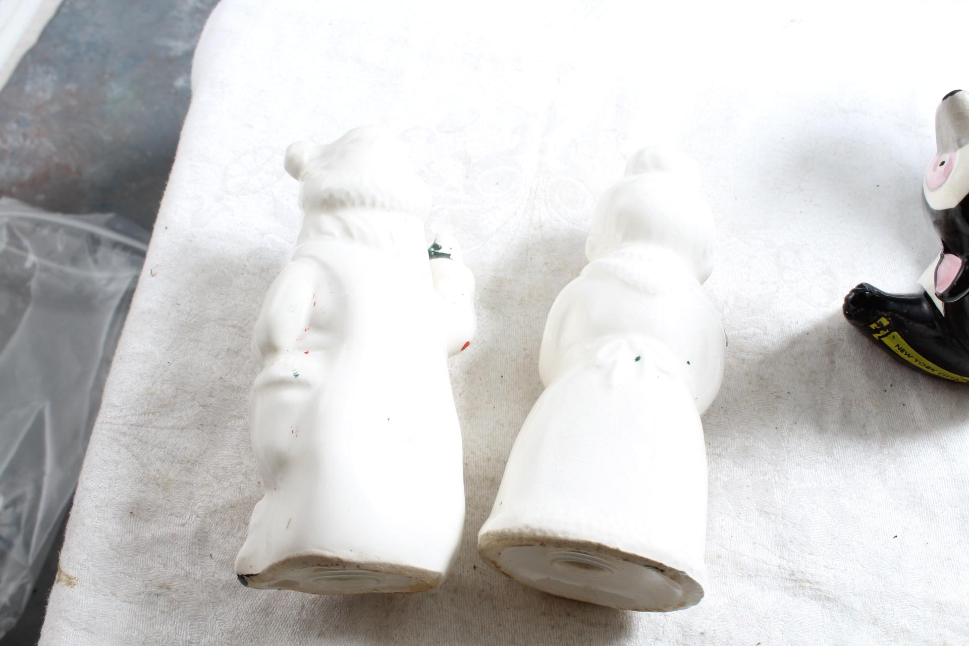 2 Pr. Collectible Salt & Pepper Shakers Santa & Mrs. Claus & Koala Bears N.Y.