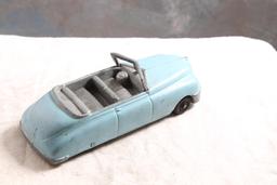 Vintage Toy Car Slush Cast Metal Convertible Barclay? 5 3/4" Long