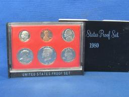 United States Proof Set – 1980 S – in Original Government Packaging