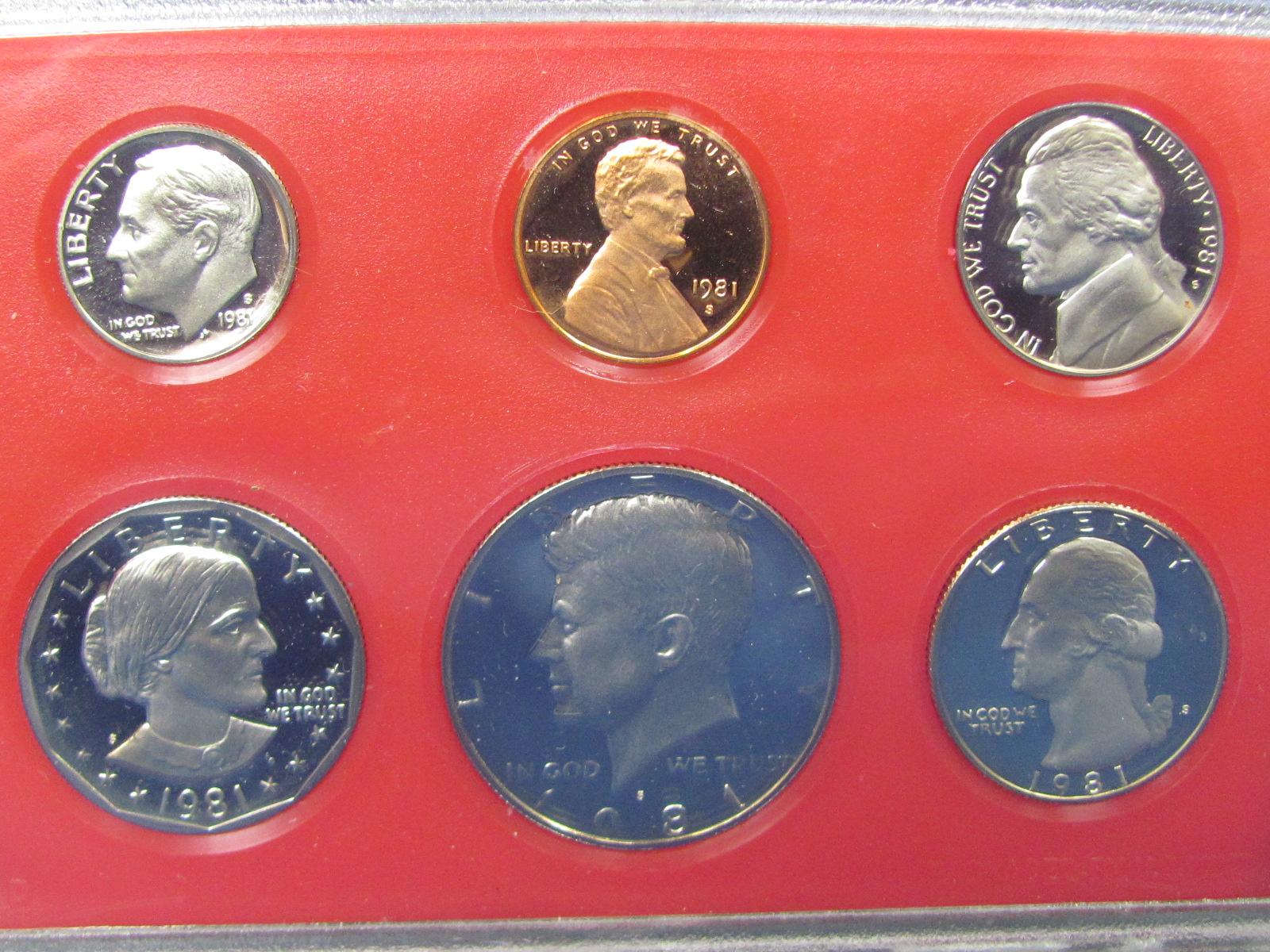 United States Proof Set – 1981 S – in Original Government Packaging