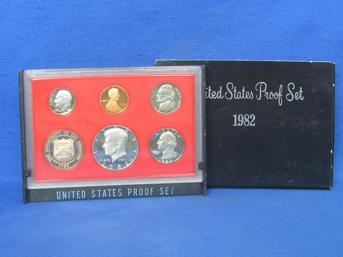 United States Proof Set – 1982 S – in Original Government Packaging