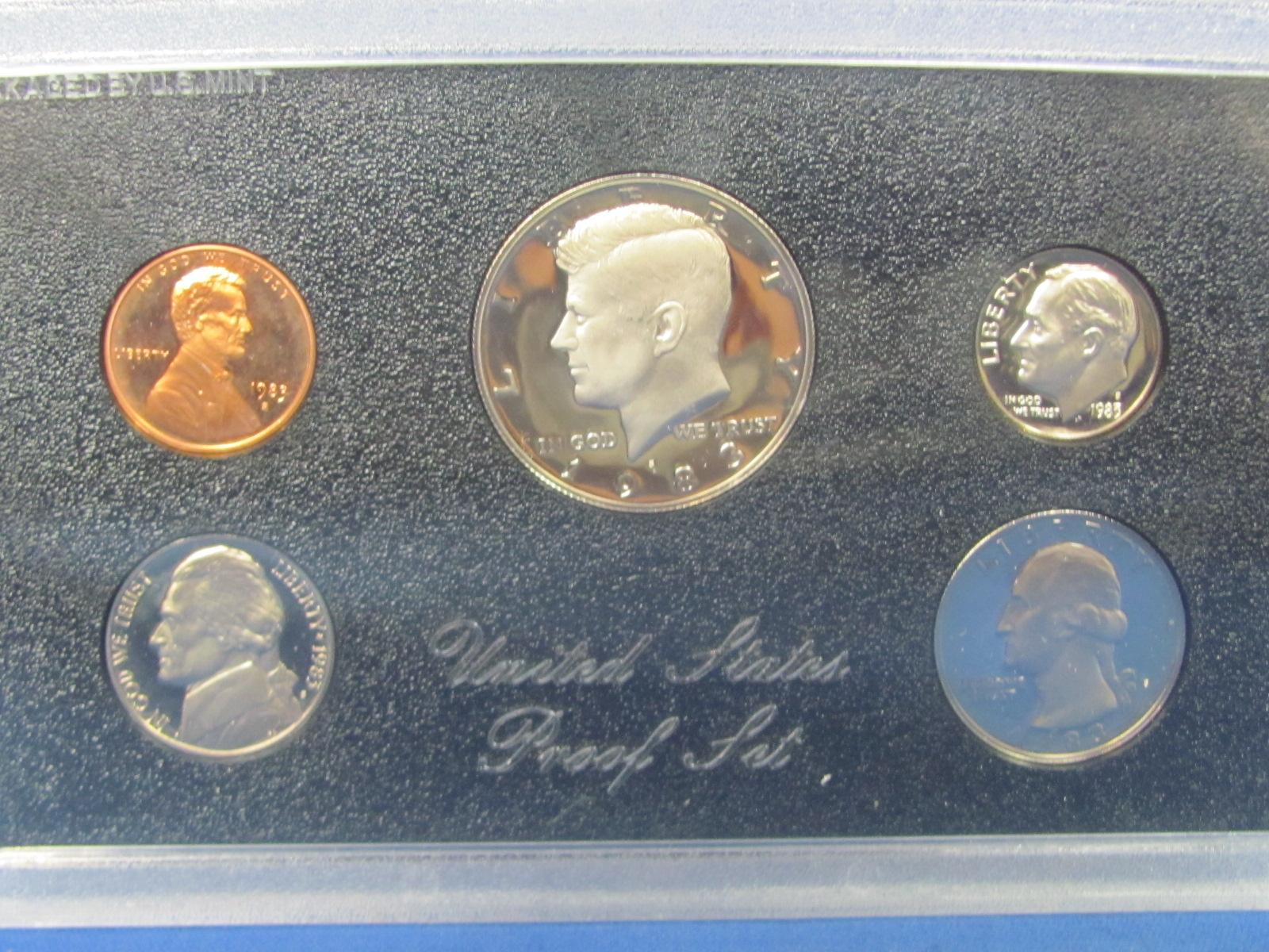 United States Proof Set – 1983 S – in Original Government Packaging