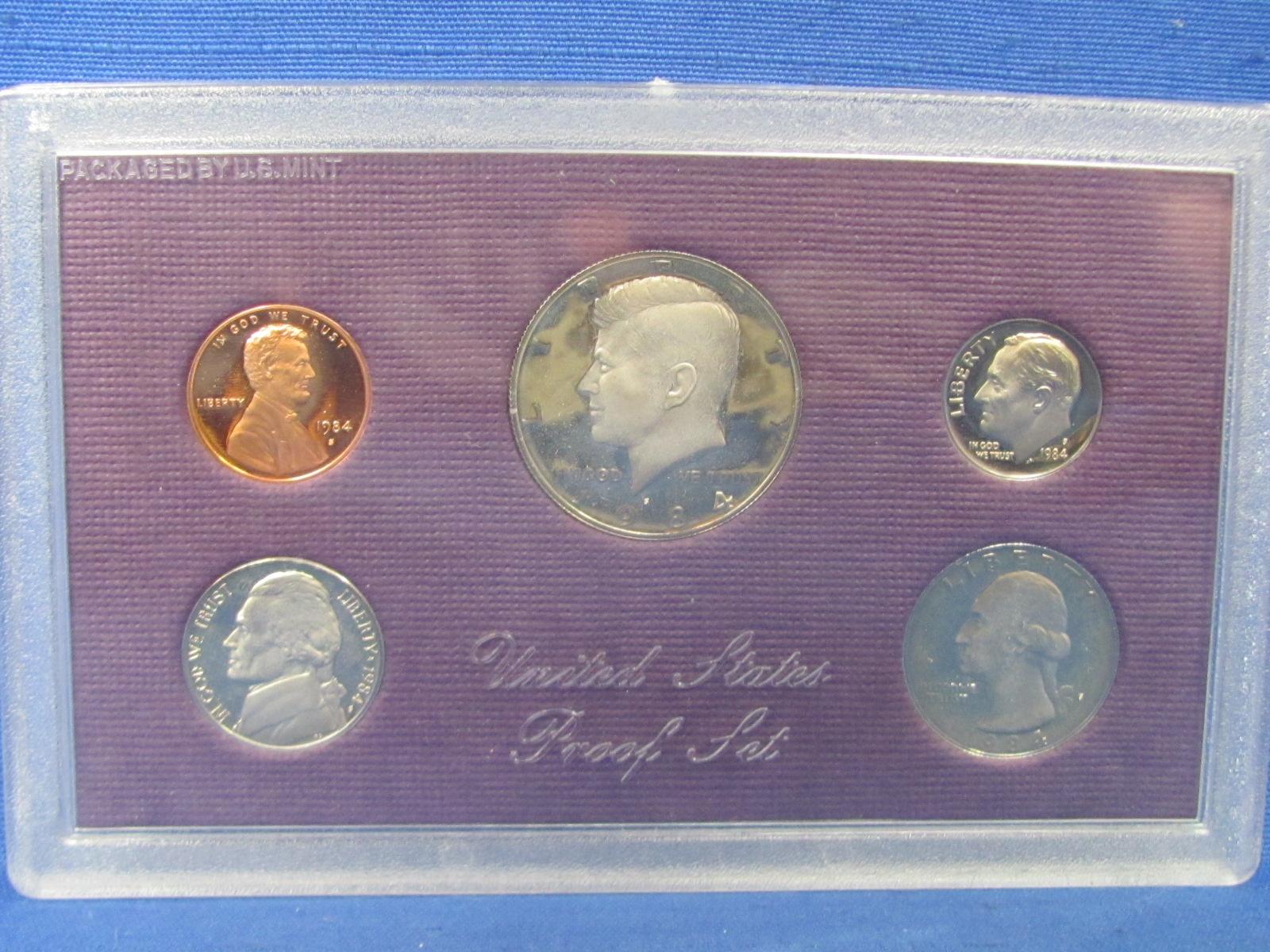 United States Proof Set – 1984 S – in Original Government Packaging