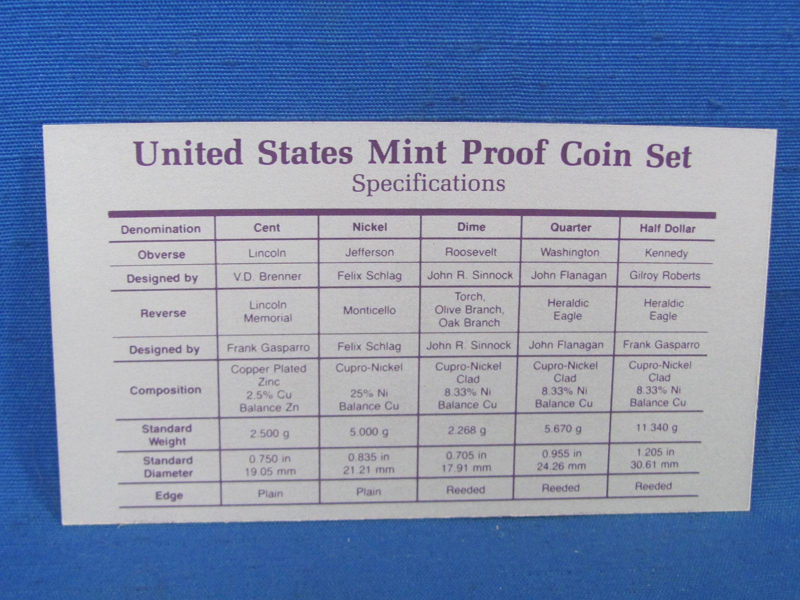 United Stated Proof Set – 1988 S – in Original Government Packaging