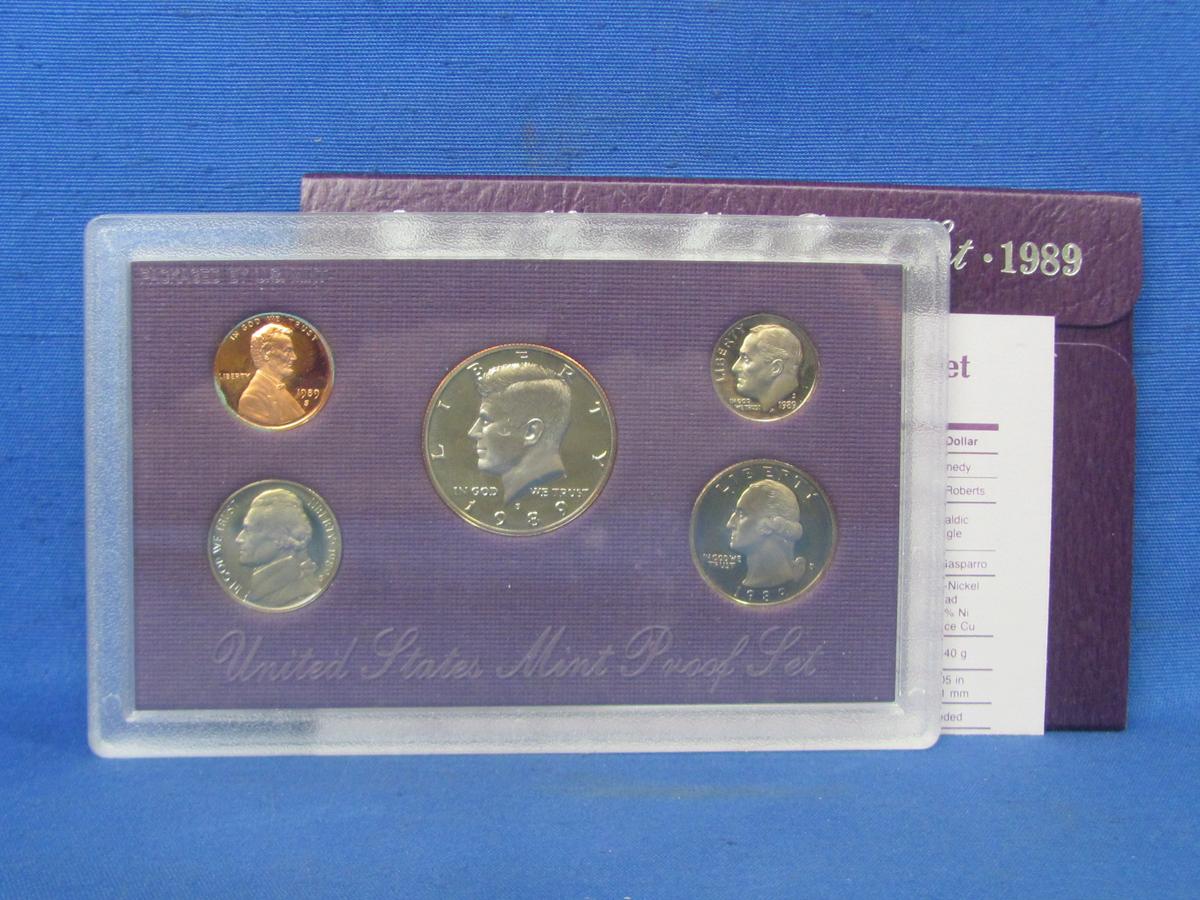 United States Proof Set – 1989 S – in Original Government Packaging