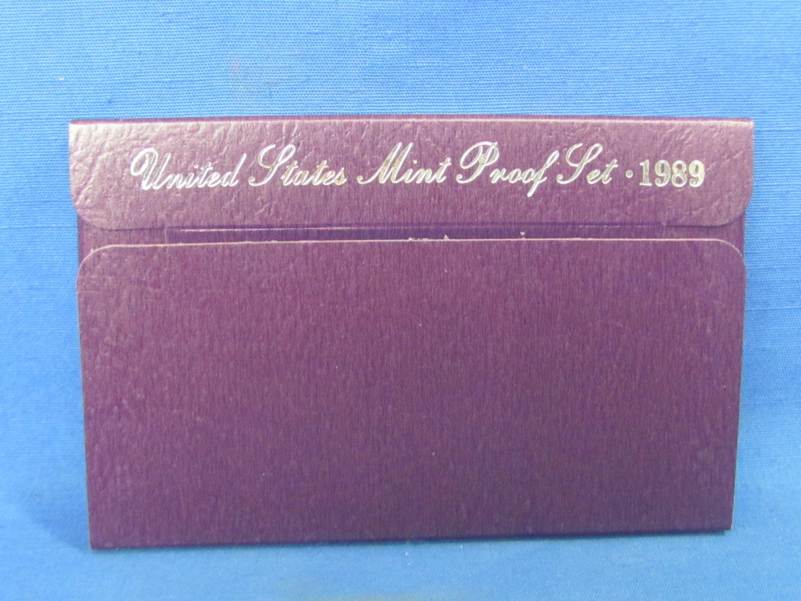 United States Proof Set – 1989 S – in Original Government Packaging