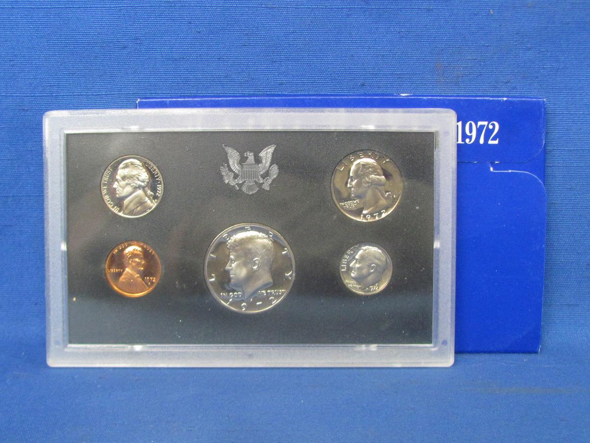 United States Proof Set – 1972 S – in Original Government Packaging