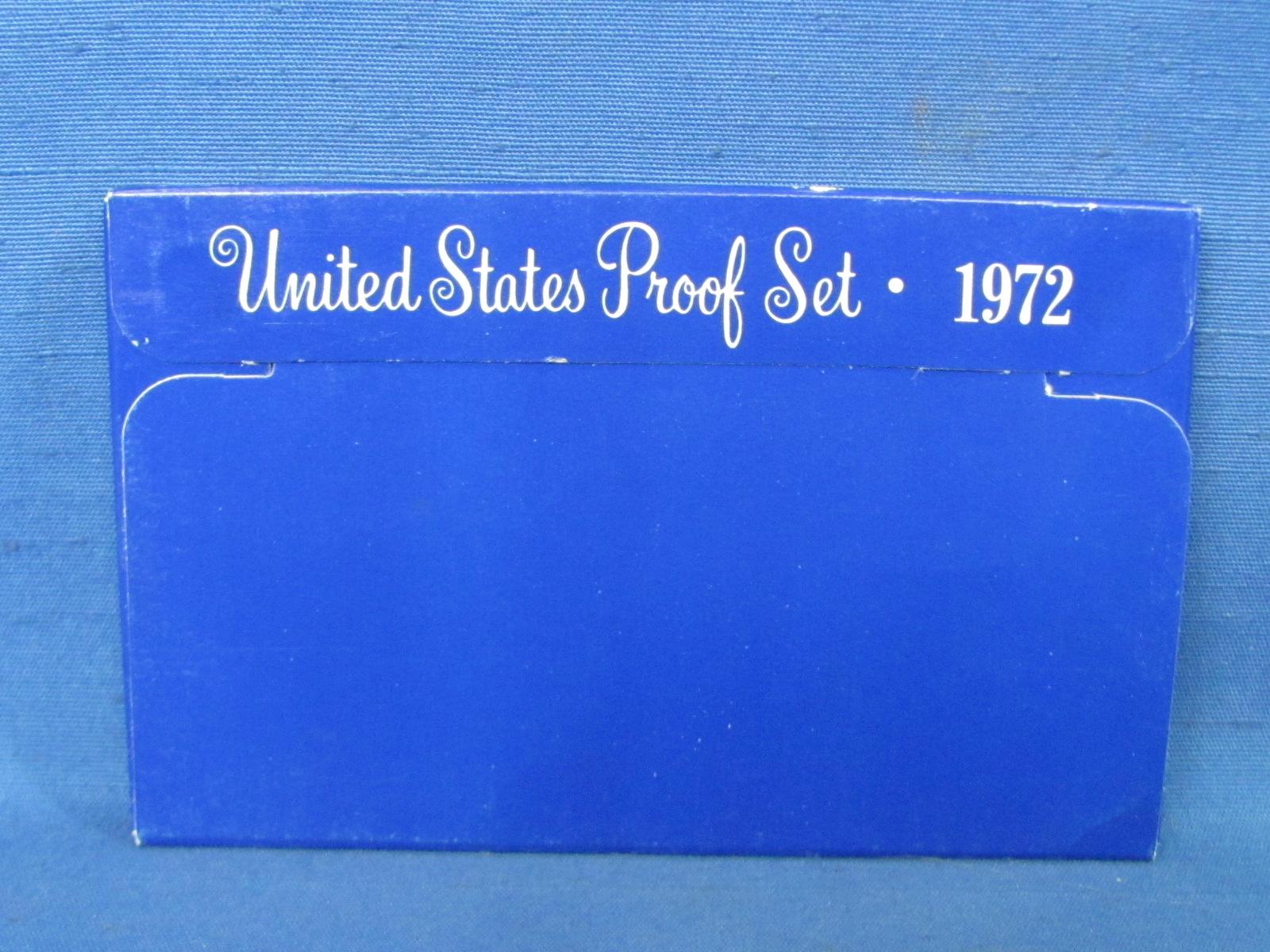 United States Proof Set – 1972 S – in Original Government Packaging