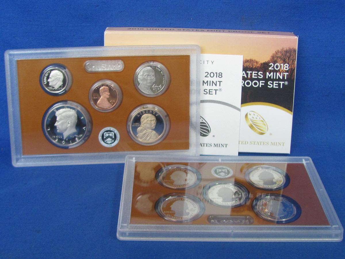 United States Proof Set – 2018 S – 10 Piece Set in Original Government Packaging