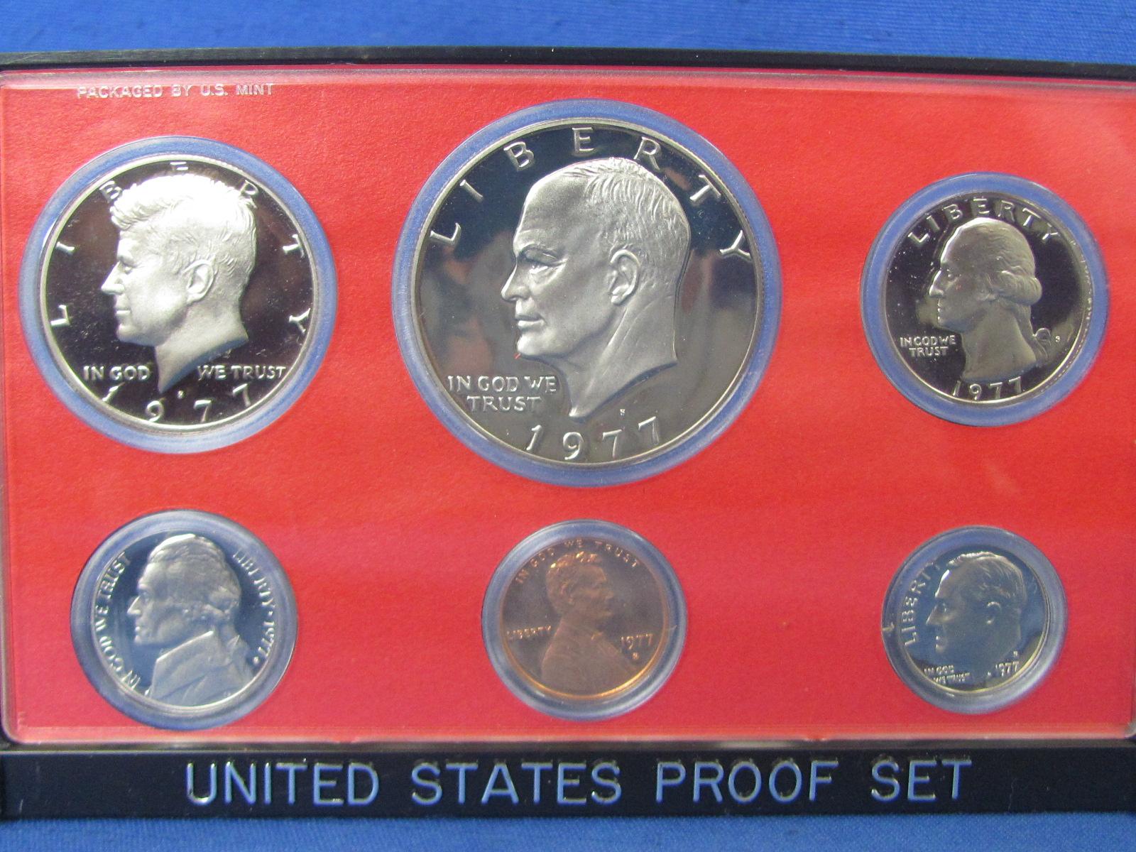 United States Proof Set – 1977 S – in Original Government Packaging