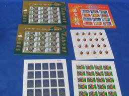 US Stamps – Full Sheets – Holidays: Hanukkah, Kwanzaa, Eid, Chinese New Year