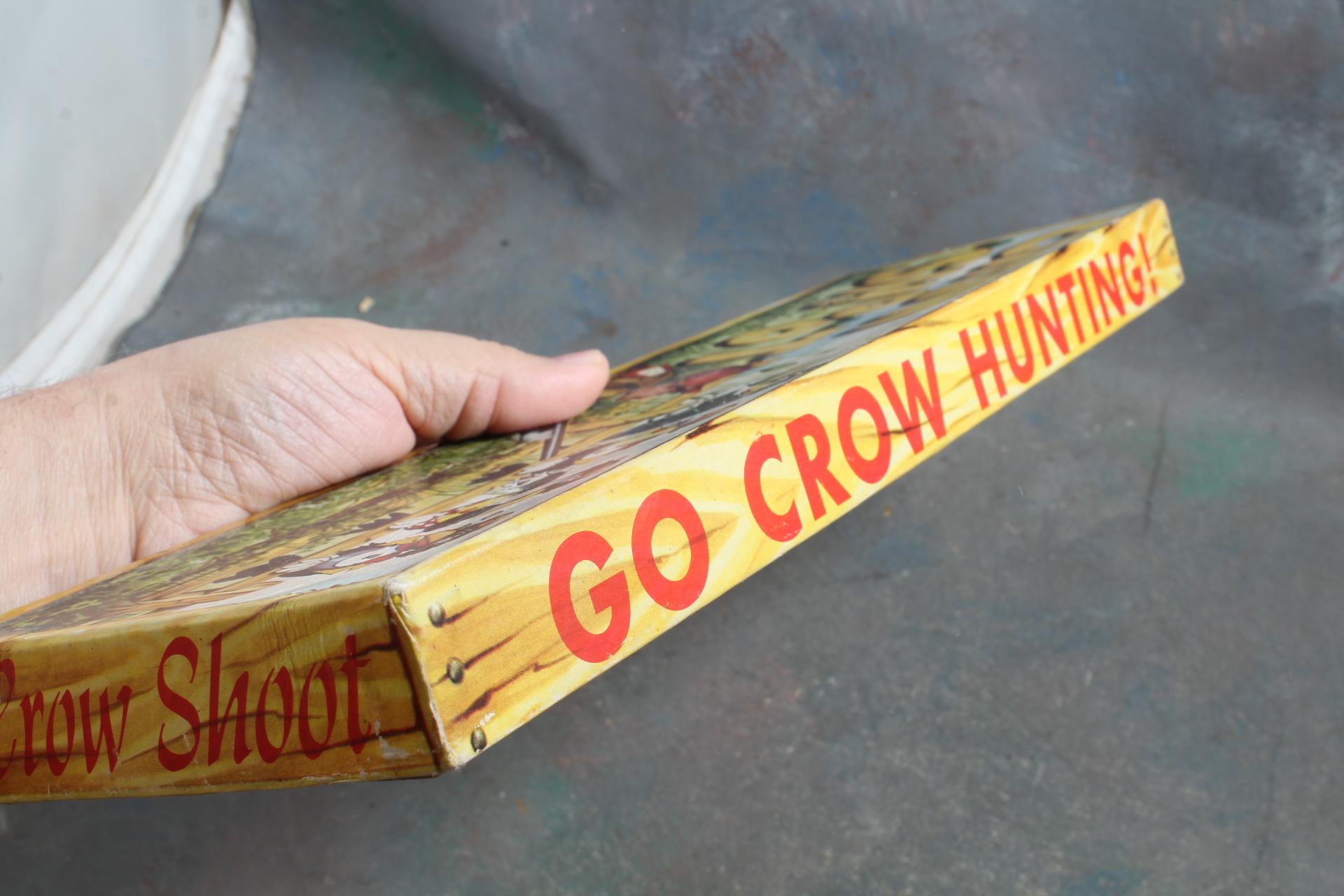 Vintage Antique Cardboard Jaymar Crow Shoot Target Game in Original Box