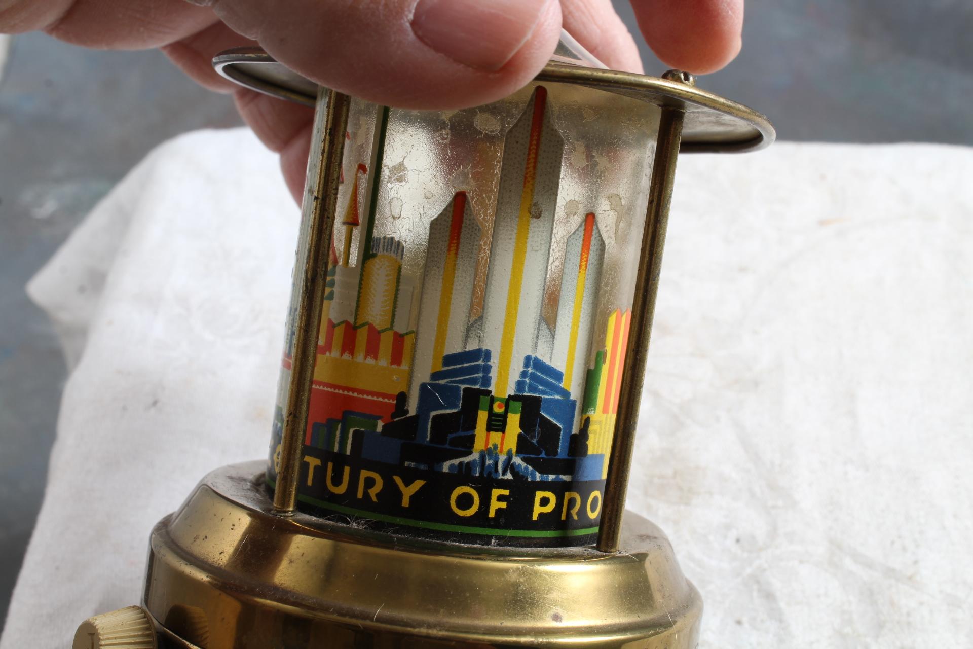 1934 Chicago World's Fair CENTURY OF PROGRESS Hanging Lantern Chase Elec