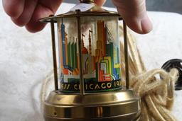 1934 Chicago World's Fair CENTURY OF PROGRESS Hanging Lantern Chase Elec