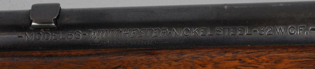 WINCHESTER 53 .32 W.C.F. LEVER RIFLE