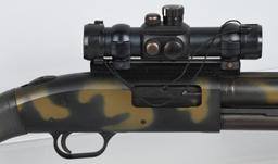 MOSSBERG M-500-A, 12 GA. PUMP CAMO SHOTGUN