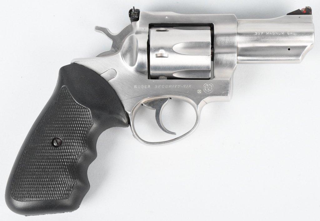 RUGER SECURITY-SIX .357 MAG. STAINLESS REVOLVER