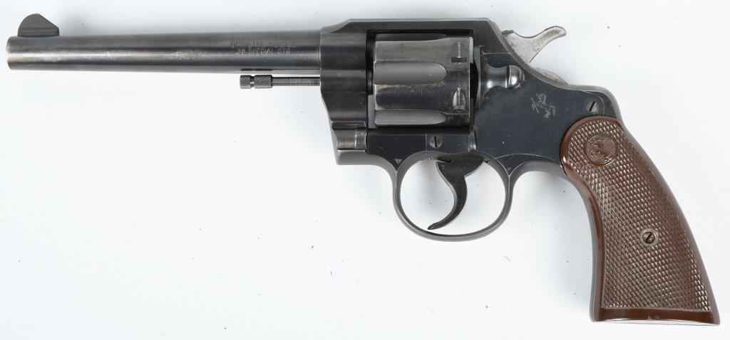 COLT OFFICIAL POLICE .38 SPECIAL REVOLVER, BOXED