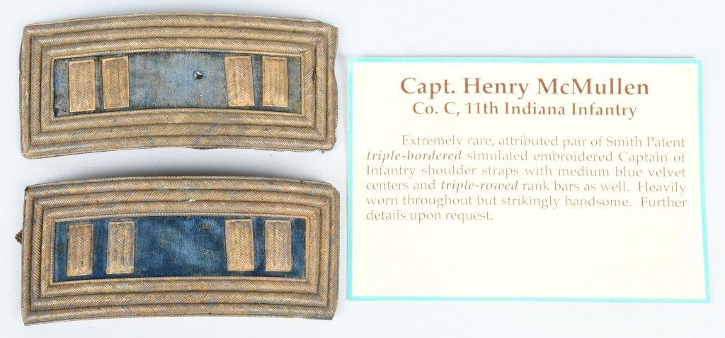 CIVIL WAR SMITH PATENT TRIPLE BORDERED INF STRAPS