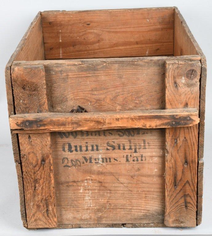 CIVIL WAR ERA ST. LOUIS ARMY DEPOT MEDICAL CRATE