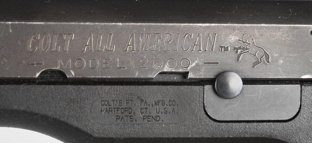 COLT AMERICAN MODEL 2000, 9mm PISTOL